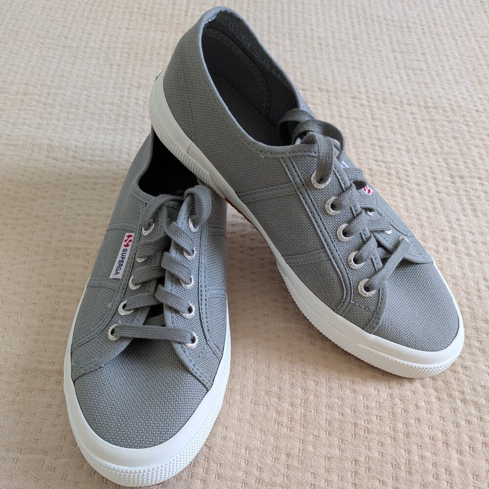 🦩 Superga 2750 Cotu Classic Sneakers - Grey Sage - NWT - Wmn 7.5 / Men 6